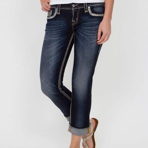 Rock Revival Ciel Easy Capri Denim Jeans